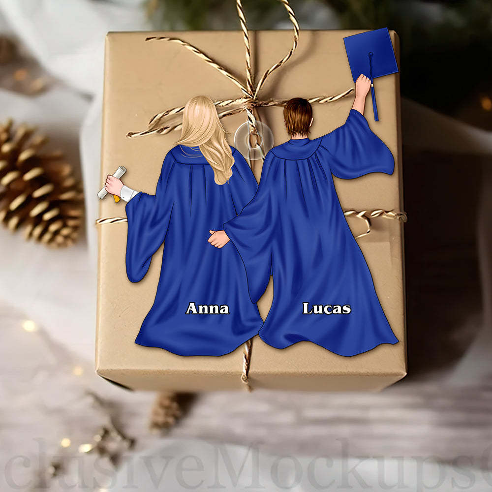 Personalized Graduation Christmas Ornament for Celebrating Graduates Ornament PopCulturePrints