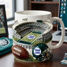 Load image into Gallery viewer, Game Day Stadium Coffee Mug - Personalized Gift for Sport Enthusiasts Coffee Mug PopCulturePrints
