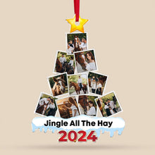 Load image into Gallery viewer, Personalized Horse Photo Acrylic Christmas Ornament 2024 Ornament PopCulturePrints
