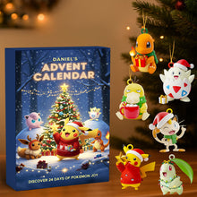 Load image into Gallery viewer, “Unwrap the Magic of Christmas!” - Holiday Fun Advent Calendar Blind Box - Personalized Gift for Pokémon Fans, Kids &amp; Collectors Advent Calendar PopCulturePrints

