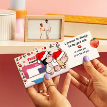 Load image into Gallery viewer, Funny Personalized Christmas Ornament for Couples | Naughty Gift | Valentine&#39;s Day Gifts Ornament PopCulturePrints
