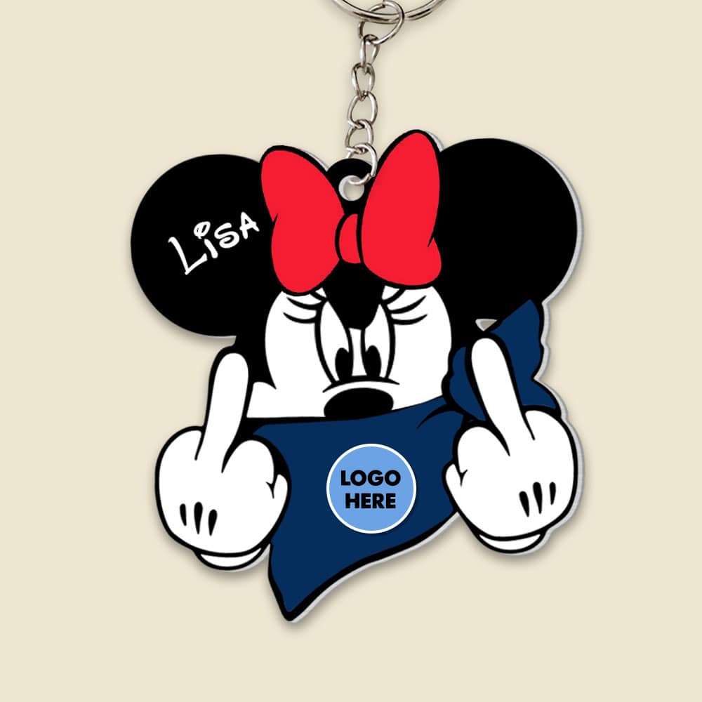 Custom American Football Couple Keychain Keychains PopCulturePrints