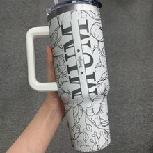 Load image into Gallery viewer, Mom We Love You - Personalized Engraved 40oz Tumbler | Unique Gift for Mom, Grandma &amp; More Engraved 40oz Tumbler PopCulturePrints
