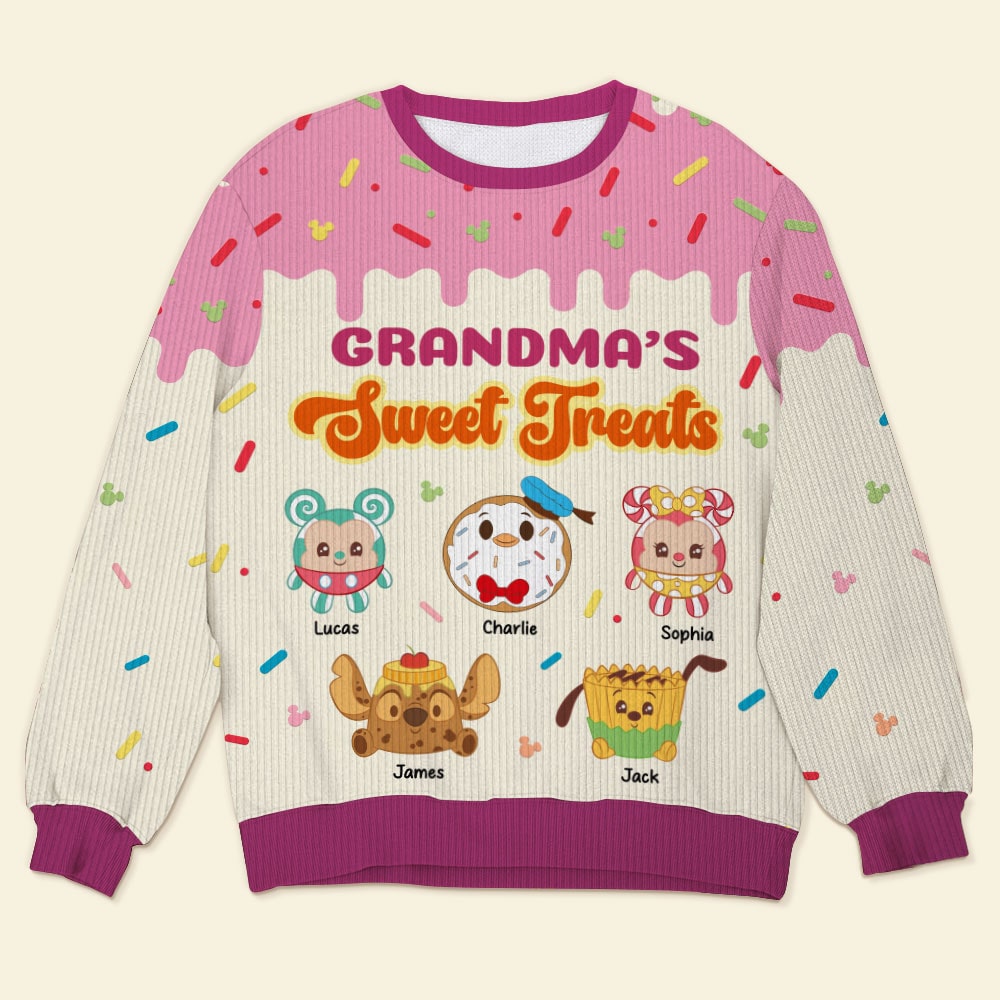 Personalized Grandma's Sweet Treats Christmas Sweater