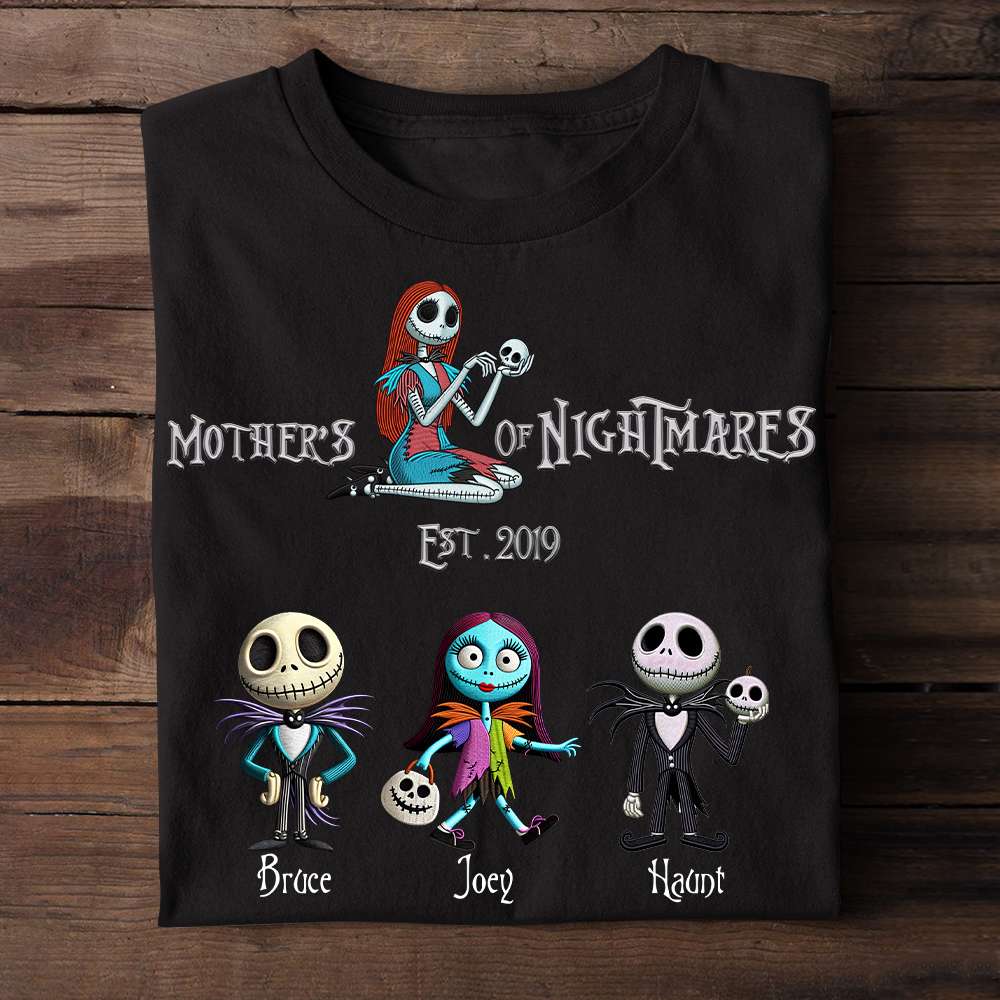 “Spooktacular Style for Super Moms” - Spooky Mom Shirt - Personalized Gift for Mom, Grandma & More Shirts PopCulturePrints