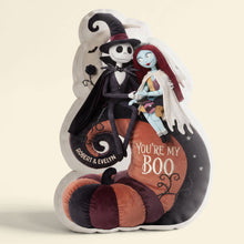 Load image into Gallery viewer, You're My Boo - Gothic Couple Halloween Pillow - Personalized Gift for Couples
