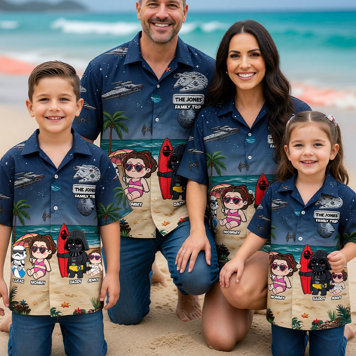 Create Lasting Memories with Our Space Family Summer Vacation Hawaiian Shirt - Personalized Matching Gifts for Family Hawaiian Shirts PopCulturePrints