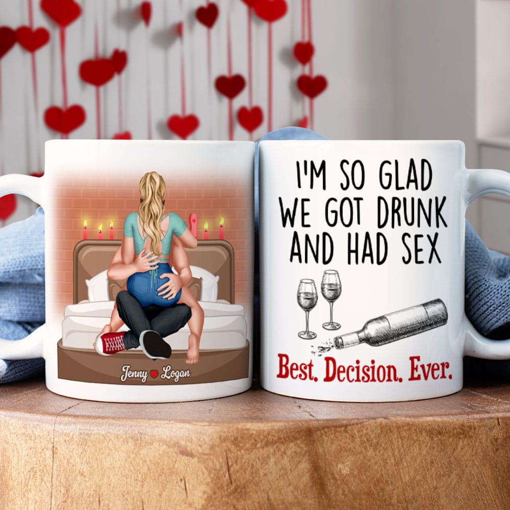 Personalized Decision-Making Couples Mug - Best Decision Ever Coffee Mug PopCulturePrints