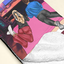 Load image into Gallery viewer, Personalized Couple Blanket - Let&#39;s Have A Threesome Tonight Blanket PopCulturePrints
