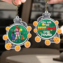 Load image into Gallery viewer, Custom Anime-Inspired Mom Keychain - Dragon Design Keychains PopCulturePrints
