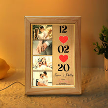 Load image into Gallery viewer, Personalized Love Story Light Box Frame - Perfect Valentine's Gift PopCulturePrints
