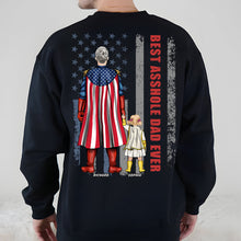 Load image into Gallery viewer, &quot;Best Asshole Dad Ever&quot; - Personalized Dad Shirt | Custom Gift for Fathers, Dads, and Grandfathers Shirts PopCulturePrints
