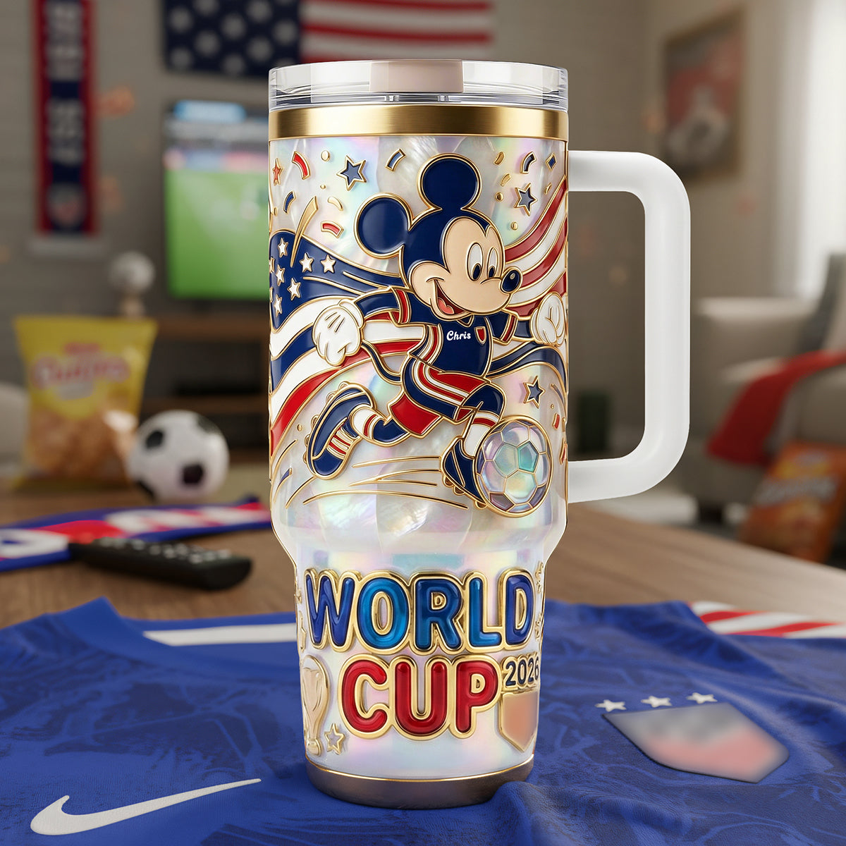 "Celebrate Every Goal with Style!" - Sports Spirit 40oz Tumbler, Personalized Gift for Sports Lovers Tumbler Cup PopCulturePrints