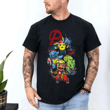 Load image into Gallery viewer, Epic Crossover Anime Fan Shirt Shirts PopCulturePrints
