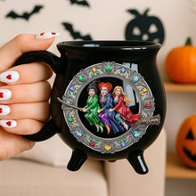 Load image into Gallery viewer, “Brew Up Enchantment” – Personalized Enchanting Witches Cauldron Mug - Custom Gifts for Witch Lovers Cauldron Mug PopCulturePrints
