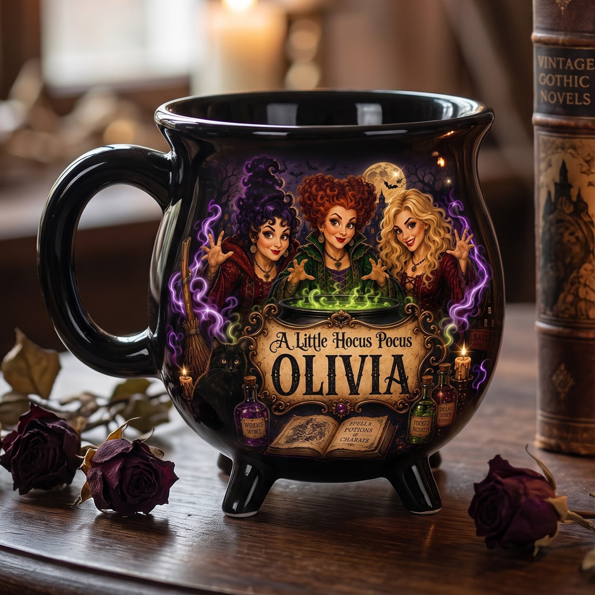 Enchanting Dark Fantasy Cauldron Mug - Personalized Gift for Friends Cauldron Mug PopCulturePrints