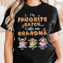 Load image into Gallery viewer, Personalized My Favorite Batch Grandma Shirt - Cute Character Design
