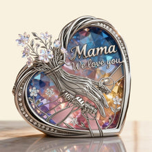 Load image into Gallery viewer, Mom &amp; Children Holding Hands Love Acrylic Plaque - Personalized Gift for Mom, Grandma &amp; More Shaped Plaques PopCulturePrints
