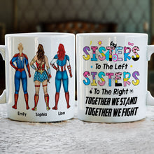 Load image into Gallery viewer, Hero Sisters Personalized Coffee Mug - Unique Gift for Superhero Fans Coffee Mug PopCulturePrints
