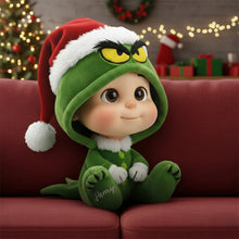 Load image into Gallery viewer, "Cuddle Up with Holiday Cheer!" - Funny Holiday Pillow - Personalized Gifts for Kids Pillow PopCulturePrints
