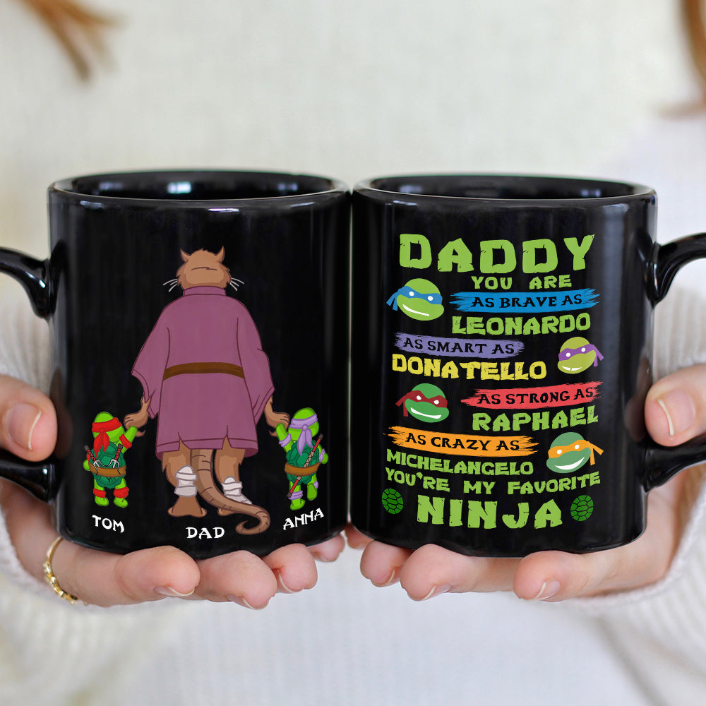 Custom Ninja Heroes Coffee Mug for Dad Coffee Mug PopCulturePrints