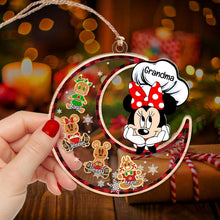 Load image into Gallery viewer, Personalized Christmas Ornament for Grandma - Minnie Mouse Design Ornament PopCulturePrints
