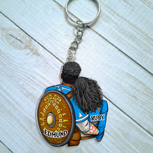 Load image into Gallery viewer, Personalized Love Game Acrylic Keychain for Couples Keychains PopCulturePrints
