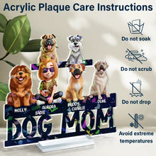 Load image into Gallery viewer, &quot;A Special Love for Every Dog Mom&quot; - Personalized Holographic Acrylic Plaque - Gift for Dog Moms, Dog Dads, and Pet Lovers Holographic Acrylic Plaque PopCulturePrints
