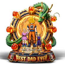 Load image into Gallery viewer, Best Dad Ever Acrylic Plaque - Personalized Gift for Dads and Grandpas Shaped Plaques PopCulturePrints
