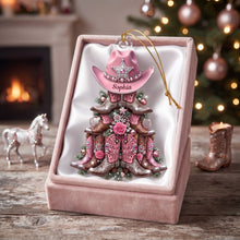 Load image into Gallery viewer, Shimmering Cowgirl Boots Christmas Tree Ornament, Personalize Gifts For Christmas 03qhlu140826 Ornament PopCulturePrints
