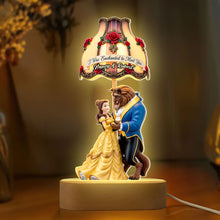 Load image into Gallery viewer, I Was Enchanted to Meet You - Personalized Cartoon Couple LED Light Led Night Light PopCulturePrints
