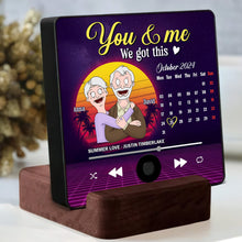 Load image into Gallery viewer, You &amp; Me: We Got This - Personalized Music Fridge Magnet for Couples Fridge Magnet PopCulturePrints
