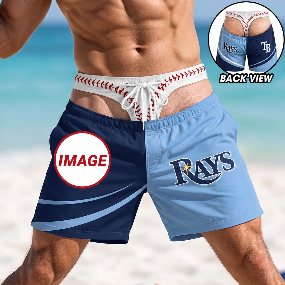 "Make a Splash with Style!" - Funny Spirit Men's Beach Shorts | Personalized Gift for Him