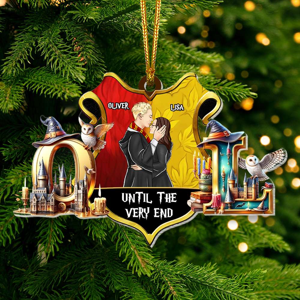 Magical Personalized Couple Acrylic Ornament for Christmas