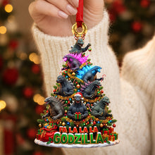 Load image into Gallery viewer, Celebrate This Holiday Season with a Personalized Giant Monster Ornament - The Perfect Gift for Godzilla Fans!
