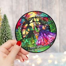 Load image into Gallery viewer, Personalized Besties Christmas Ornament - Magical Witchy Theme Ornament PopCulturePrints
