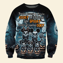 Load image into Gallery viewer, Personalized Spooky Family Halloween Sweatshirt
