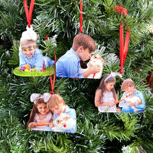 Load image into Gallery viewer, Personalized Rabbit Lover Photo Ornament Ornament PopCulturePrints
