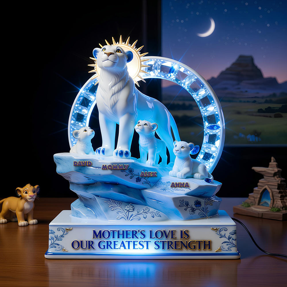 Mom's Love Shines Bright - Personalized Light Box for Moms, Grandma & More Light Box PopCulturePrints