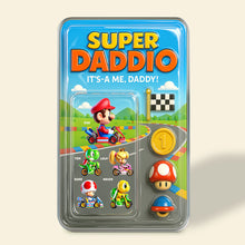 Load image into Gallery viewer, “It&#39;s-a Me, Daddy!” – Super Daddio Acrylic Plaque - Personalized Gift for Dad, Grandpa, and Fathers Shaped Plaques PopCulturePrints
