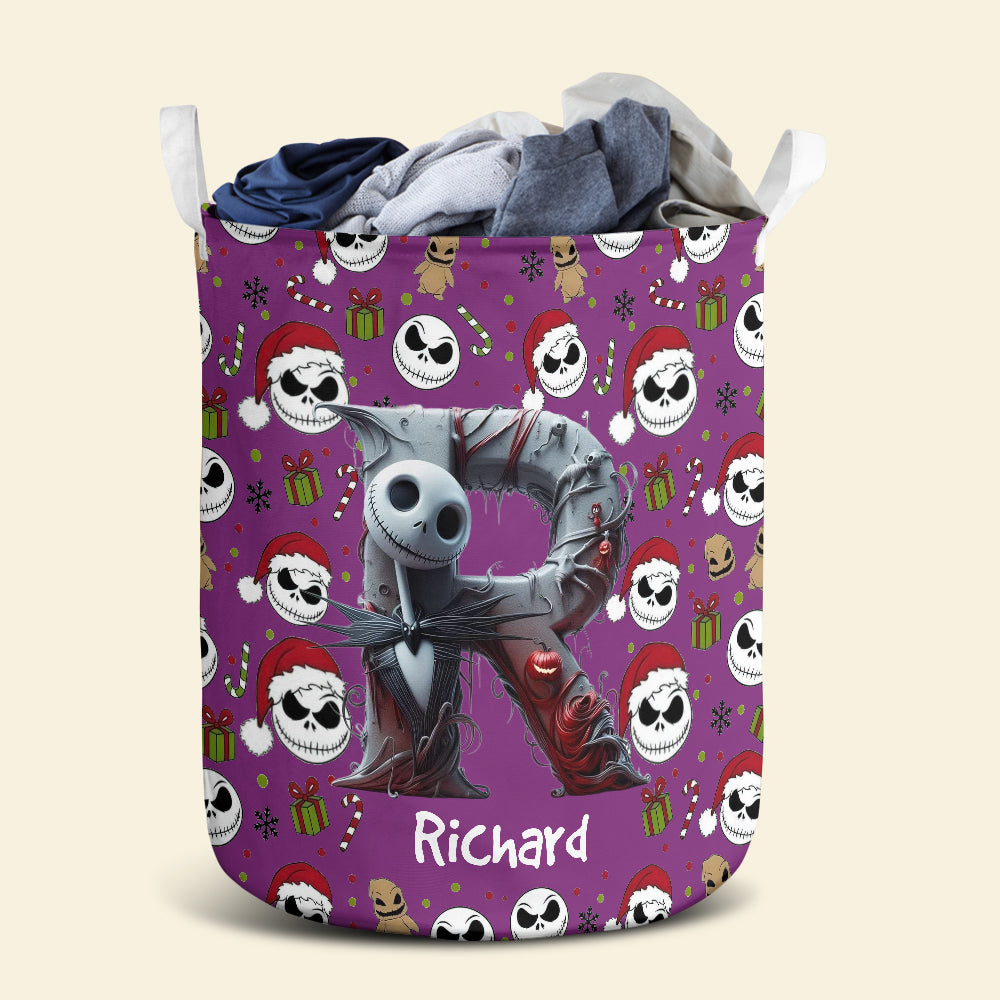 Personalized Movie Fan Alphabet Laundry Basket Laundry Basket PopCulturePrints