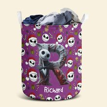 Load image into Gallery viewer, Personalized Movie Fan Alphabet Laundry Basket Laundry Basket PopCulturePrints
