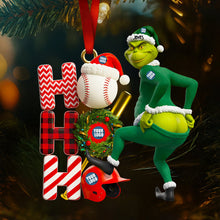 Load image into Gallery viewer, “Bring Joy to Every Game Day!” - Personalized Holiday Spirit Sports Christmas Ornament - Custom Gift for Sports Lovers, Fans, and Family Ornament PopCulturePrints
