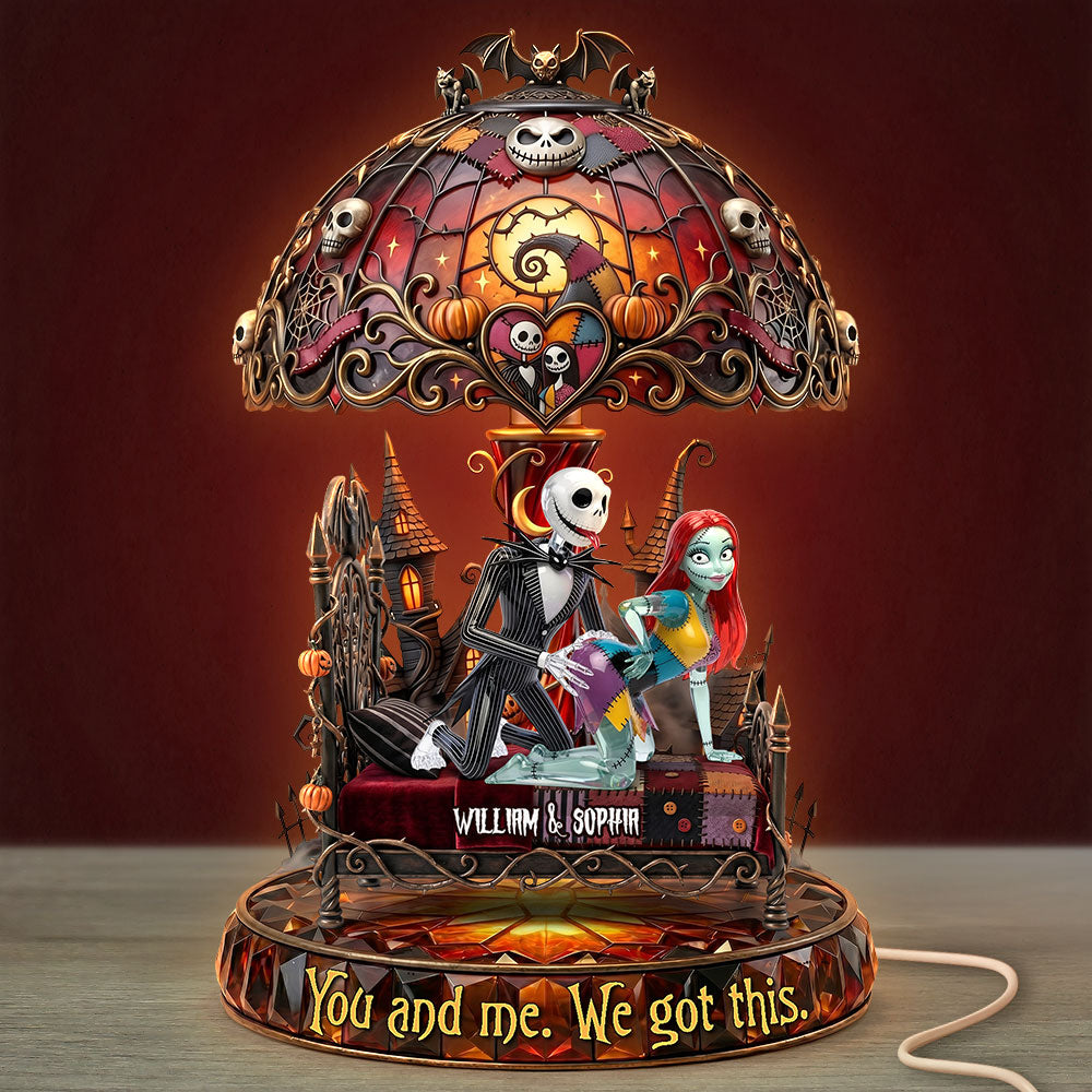 You and Me, We Got This - Flirty Couple Light Box - Personalized Gift for Couples Light Box PopCulturePrints