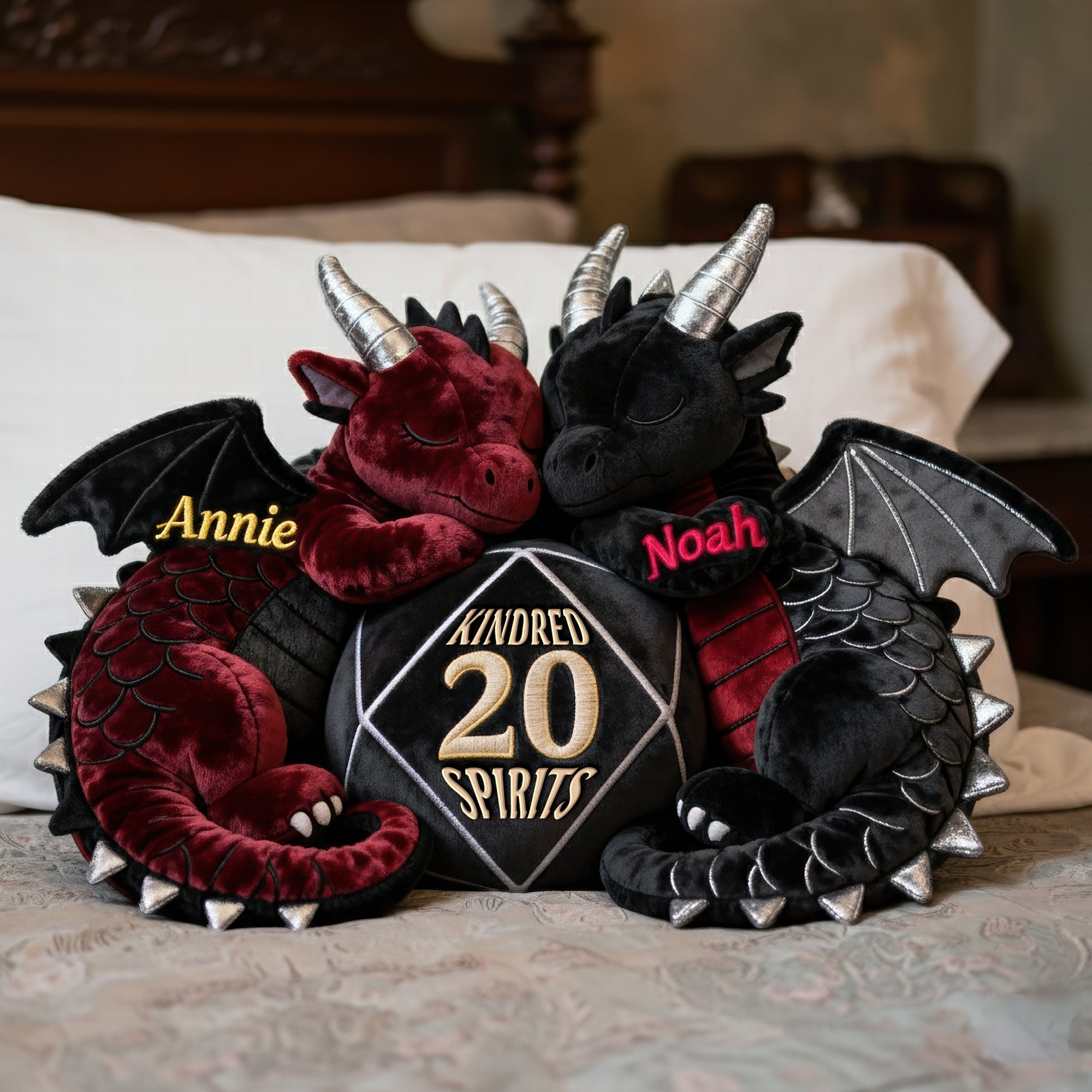Forever Love: Personalized Fantasy Couple Pillow Pillow PopCulturePrints