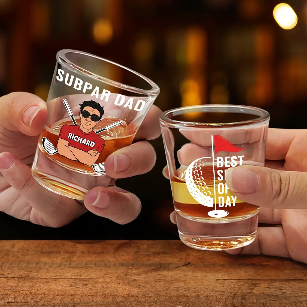 "I Am Their Father" - Personalized Galaxy Dad Plaque - Custom Gift for Dad, Grandpa, and More Shot Glass PopCulturePrints