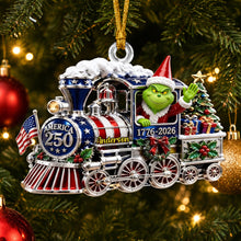 Load image into Gallery viewer, Unique Grinch Train Ornament - Personalized Christmas Gift for Everyone PopCulturePrints
