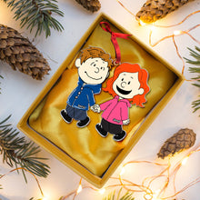 Load image into Gallery viewer, Custom Couple Christmas Ornament - Walking Hand In Hand
