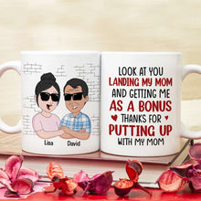 Load image into Gallery viewer, Personalized Bonus Child Mug - Funny Gift for Stepfather Coffee Mug PopCulturePrints
