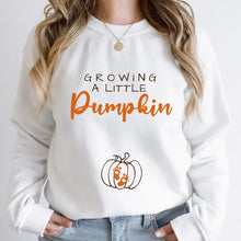 Load image into Gallery viewer, Growing a Little Pumpkin Maternity Shirt
